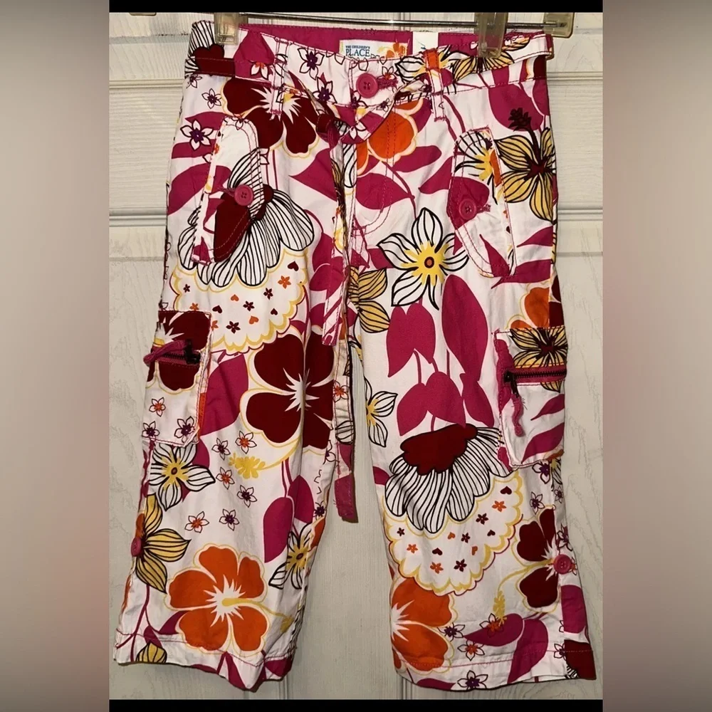 THE CHILDREN PLACE Girls Sz 8 Children’s Place Floral Pants NWT